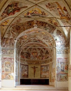 Affreschi cappella sistina Brescia