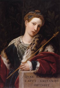 Salomé - Moretto - Pinacoteca Tosio Martinengo.