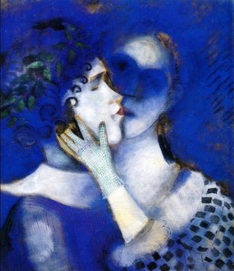 Chagall, Amanti in Blu, 1914.