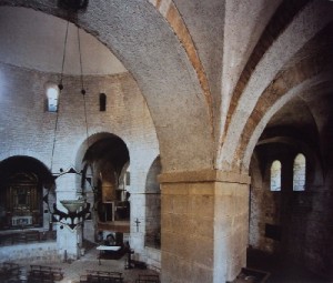 Interno del Duomo Vecchio di Brescia.