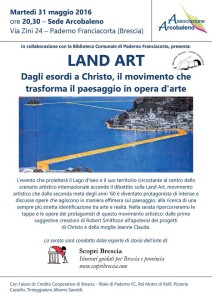 Conferenza Land Art - Christo - Paderno Franciacorta.