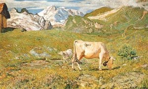 Giovanni Segantini. Mostra Da Hayez a Boldini. Brescia.