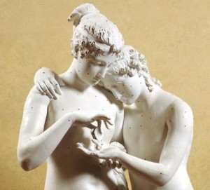 A. Canova - Amore e Psiche Stanti (Calco) - Mostra Ottocento Brescia.