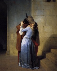 Il Bacio. Francesco Hayez. Pinacoteca di Brera.